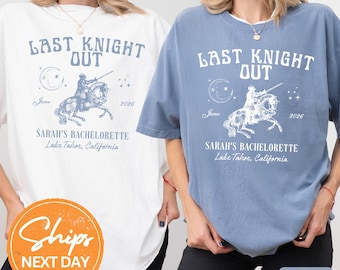 Last Knight Out Shirt, Medieval Bride Bachelorette Tee, Renaissance Faire Tee