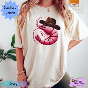 Shrimp Shirt, Seafood Graphic Tee, Cartoon Shrimp T-shirt, Minimalist Shrimp Shirt, Prawn Graphic Tee, Cute Shrimp Tee, Shrimp Artwork Shirt