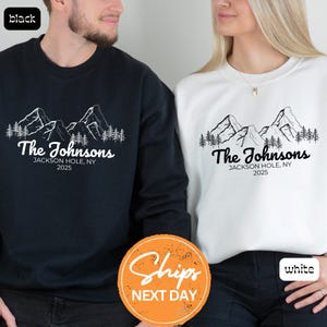 Personalized Family Sweatshirt, Custom Family Hoodie, Family Name Sweatshirt, Family Matching Hoodies, Family Vacation Hoodie