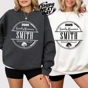 Custom Family Reunion Sweatshirt, Personalized Family Reunion Hoodie, Matching Family Reunion Sweatshirts, Custom Family Event Hoodie