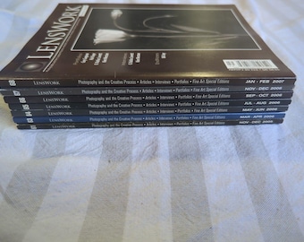 Lens Work Magazine Lot Of 7 Issues 2005-2007 61,63-68