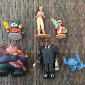 Lilo Stitch Dr Jumba More Figurine Lot Of 6 image 1