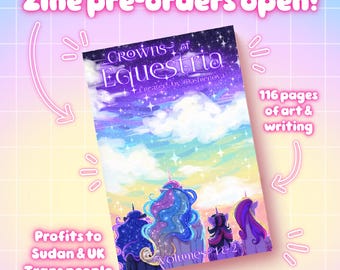 Pre-Order My Little Pony Fanzine - Crowns of Equestria - CLOSES 6TH JUNE - Artbook, MLP Princesses