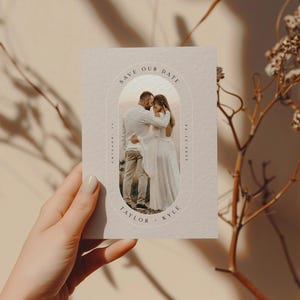 Modern Save the Date Template, Minimalist Save the Date, Editable Digital Printable Instant Download