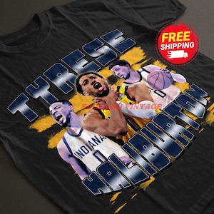 Tyrese Haliburton Shirt Indiana Vintage Tyrese Haliburton Choke Graphic Tee 90s Style T-Shirt Unisex Gifts for Him and Her