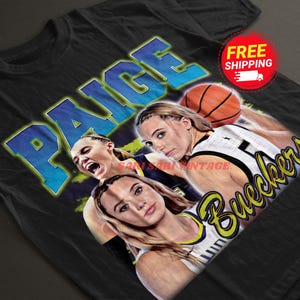 Paige Bueckers Shirt Dallas Vintage Paige Bueckers Graphic Tee 90s Style T-Shirt Unisex Gifts for Him and Her Dallas Women&#39;s Basketball fan