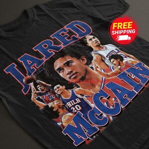 Jared McCain Shirt Philadelphia Vintage Jared McCain Graphic Tee 90s Style T-Shirt Unisex Gifts for Him and Her Philadelphia basketball fan