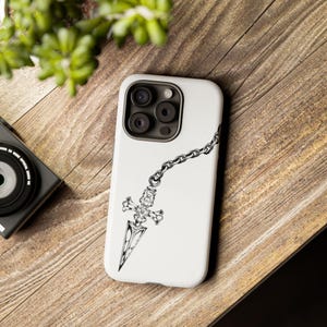 Coque pour téléphone avec chaîne Kurapikas - Coques résistantes, inspirées de Hunter xHunter, H x H, cadeau pour les amateurs de dessins animés