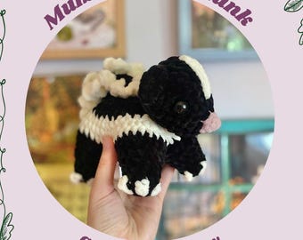 PDF Crochet Skunk Pattern