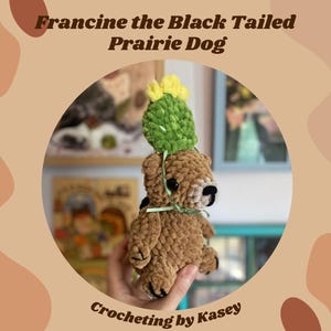 PDF Black Tailed Prairie Dog Crochet Pattern