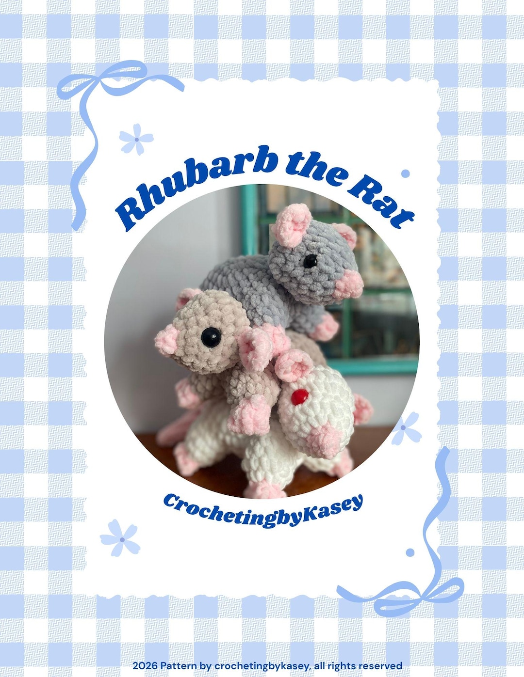 PDF Rat Crochet Pattern - Etsy