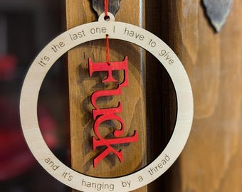 Last F Christmas Ornament