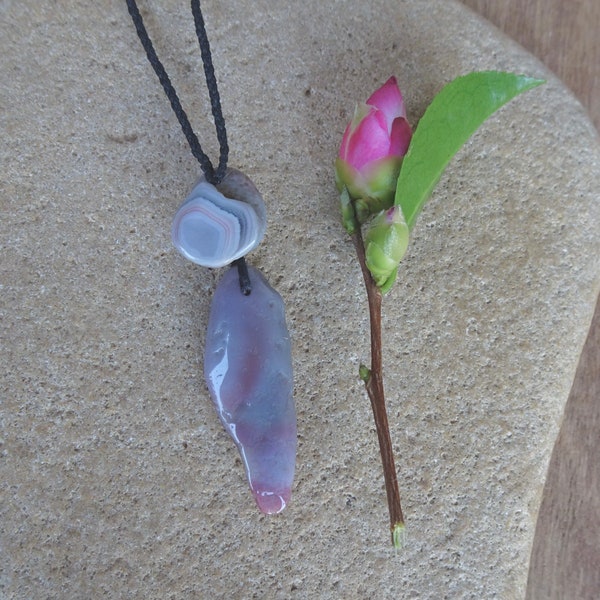 Nature Spirit, Agate necklace jewellery handmade Australia NaturesArtMelbourne playful healing feminine whimsical unique fertility womb