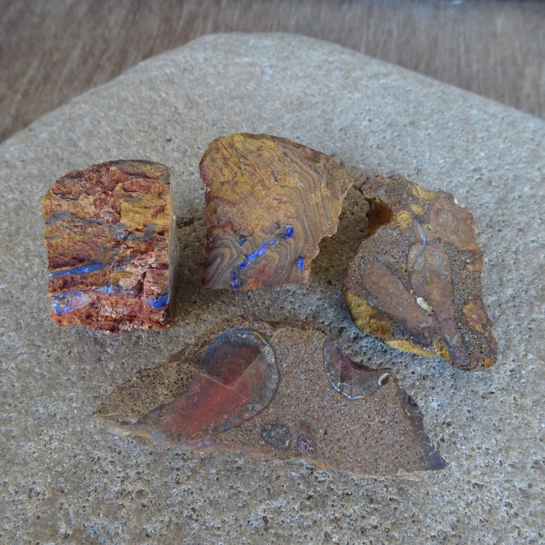 23 Boulder Opal Specimen, 483 Grams All-natural Australian Rough Opal ...