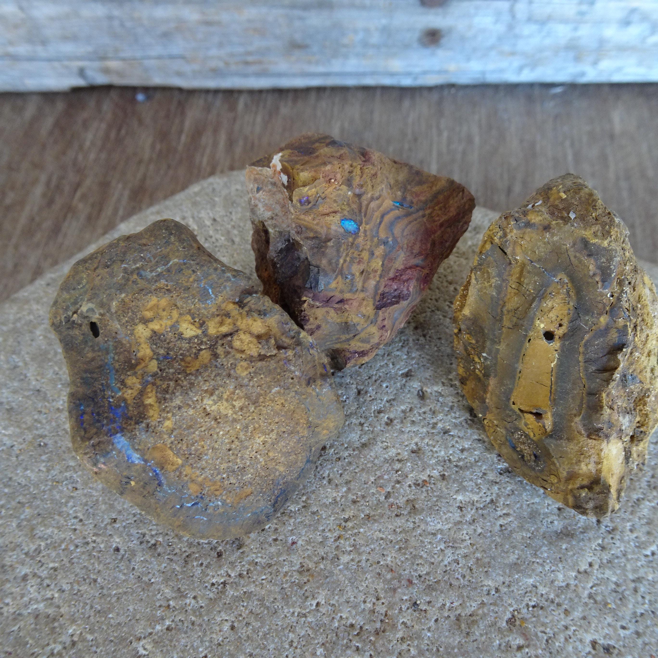 23 Boulder Opal Specimen, 483 Grams All-natural Australian Rough Opal ...