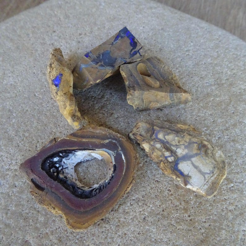 23 Boulder Opal Specimen, 483 Grams All-natural Australian Rough Opal ...