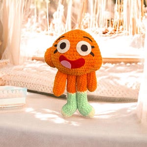 Crochet Octopus Plush Toy: Handmade Velvet Sea Creature, Nursery Decor