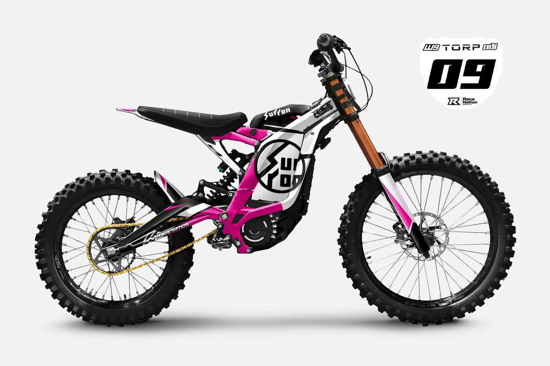 Sur-ron Stickers , Surron Graphics Kit, Sur Ron Stickers, Sur-ron Wrap ...