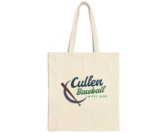 Cullen Baseball tote bag | Vintage script baseball logo