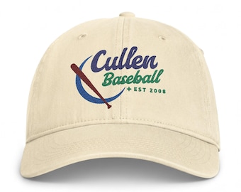 Twilight Saga Cullen Baseball Logo Cap | Embroidered Team Hat