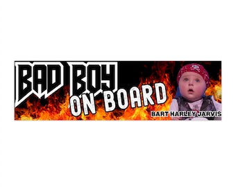 ITYSL Bad Boy Bumper Sticker | I Think You Should Leave Baby of the Year Sticker