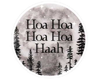 Twilight Saga Hoa Hoa Moon Forest Sticker | Eyes on Fire Song