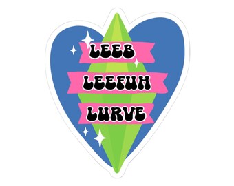 Sims Plumbob Sticker | Leeb, Leefuh, Lurve