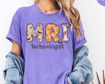 MRI Tech Halloween Shirt Spooky MRI Technologist Gifts For MRI Tech Tshirt Mri Technician Student Sweatshirt Radiology Tech Sweater Rad Tech