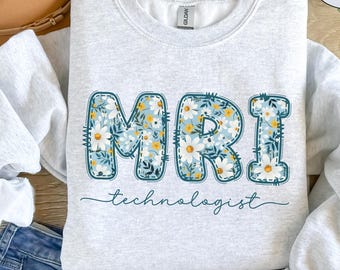 MRI Tech Sweatshirt, Mri Technologist Crewneck, Mri Tech Student Sweater Medical Imaging Tech T-Shirt Rad Tech Graduation Gift For X-ray CT