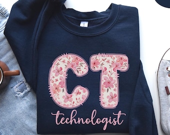 CT Tech Sweatshirt, Graduation Gifts For CT Technologist Shirt, CT Tech Crewneck, Radiology Student Sweater, Ct Tech Gifts For Mri Xray Tee