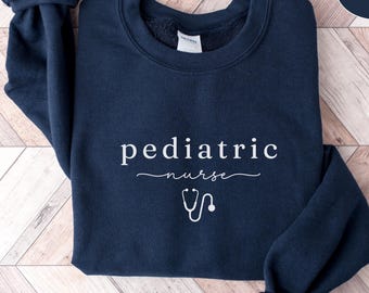 Pediatric Nurse Sweatshirt Future Peds Nurse Crewneck New RN Nurse Grad Gift Picu Nurse Sweater Cute Pediatric Crew Shirt Pediatrics T-shirt