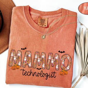 Mammography Tech Halloween Shirt, Mammo Technologist Sweater, Mammo Tech Tshirt, Gifts for Mammographer Crewneck, Mammogram Tech Sweatshirt