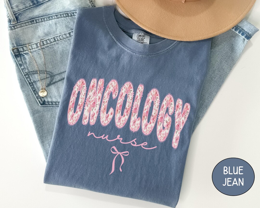 Oncology Nurse Shirt Cancer Nurse Tshirt Oncology RN Certified Gift for ...