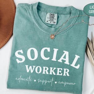 Comfort Colors Social Worker Shirt, Student Social Worker Tee, Appreciation Gifts For School Social Work Graduate Gift, MSW LCSW Sweatshirt