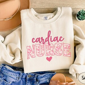 Cardiac Nurse Sweatshirt Future Peds ICU Nursing Crewneck, Cardiology Nurse Sweater Cute Pediatric Crew Shirt Pediatrics T-shirt Nurse Gifts