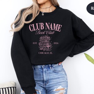 Camiseta personalizada Comfort Colors® para club de lectura con nombre personalizado, camiseta para mamá de club de lectura, camiseta para chica amante de la lectura, ideas de regalo para lectoras. imagen 12