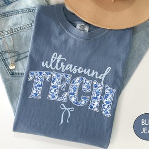 Ultrasound Tech Shirt Comfort Colors, Cute Ultrasound Technologist Tshirt For Sonographer Crewneck, Gifts For Sonography Student Sweatshirt