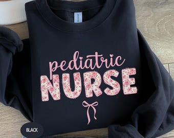 Pediatric Nurse Sweatshirt, Future Peds Nurse Crewneck, Picu Nurse Sweater, Cute Pediatric Crew Shirt, Pediatrics T-shirt, Nicu Nurse Gifts