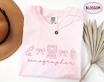 Camiseta de ecografista, estudiante de ecografía, graduado, cuello redondo, regalo para técnico de ultrasonido, suéter, sudadera RDMS, regalos de graduación