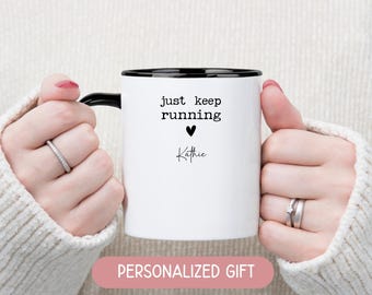 Running Mug, Running Gifts For Runners Women, Just Run, In My Running Era Coffee Cup, Run Lovers Present, Personalized Runner Gift, Run Mug