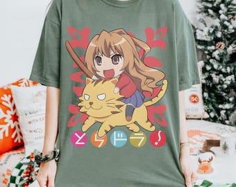 Toradora Shirt, Aesthetic Shirt, Anime Gift Tee, Anime Graphic Tee, Anime Shirt, Infinite Manga Loop, Anime T-shirt, Streetwear Unisex