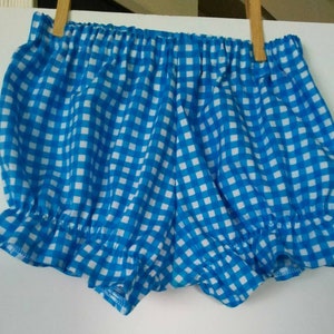 Baby and Toddler Girl's Gingham Print Bloomers Pick a Color: Turquoise, Purple, Dark Pink, Red or Black image 2