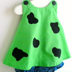 Baby and Toddler Green Pebbles Flintstone Costume image 4