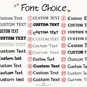 30 Font Choice