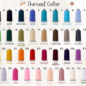 Thread Color Options