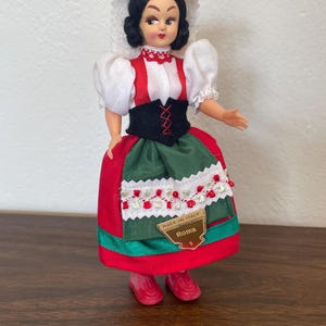Vintage Roma Made in Italy Souvenir Doll
