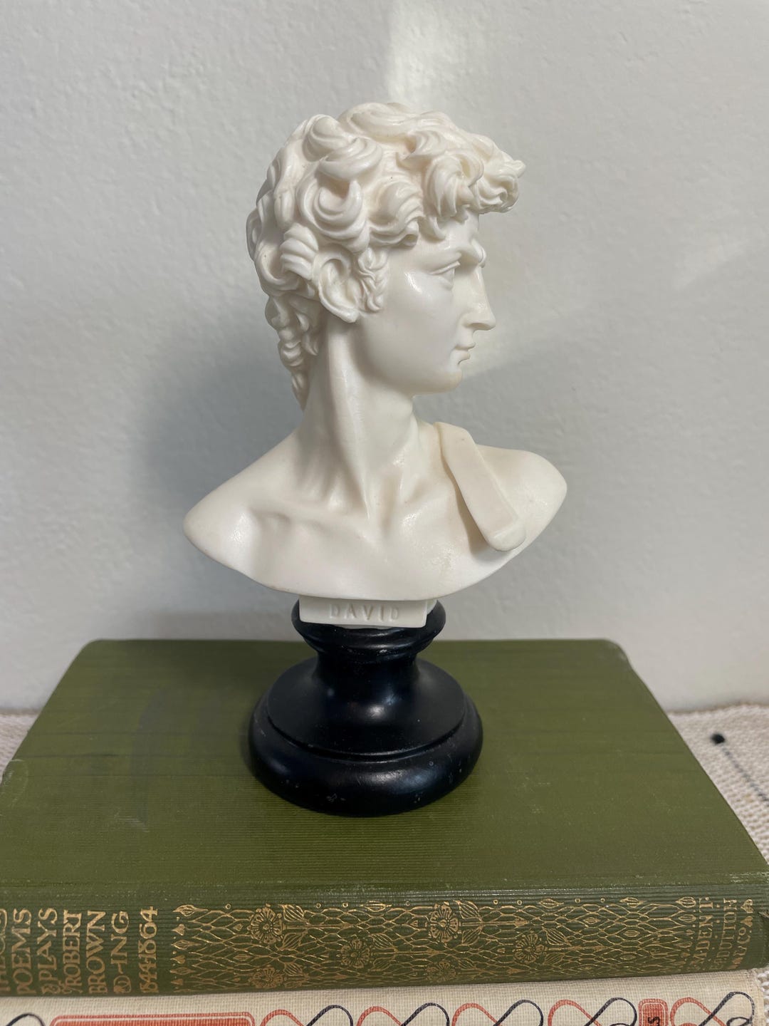 Vintage David Bust by G. Ruggeri Made in Italy - Etsy