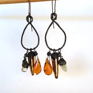 Creole and ethnic style earrings, small zen talismans...: "Sublime Delicacy"