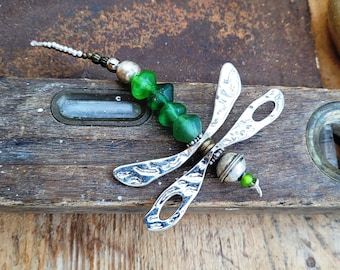 A pendant ... or a bag charm ..... ????? the choice is yours...: "Theodule The Dragonfly"