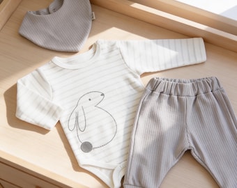 Baby Bodysuit & Pants set "Bunny"